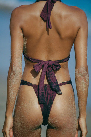 Celine Top - Fudge Jacquard