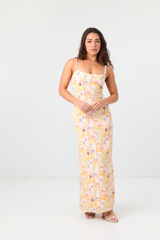 Melrose Maxi Slip Dress - Starfish