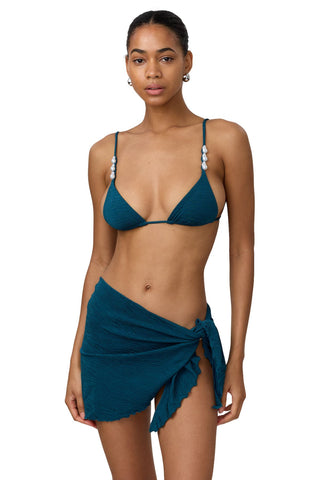 x Tianna Robillard Top - Pond Jacquard