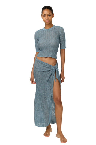 Carli Tee - Steel Blue