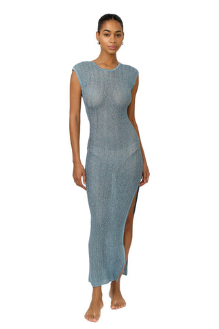 Nell Dress - Steel Blue