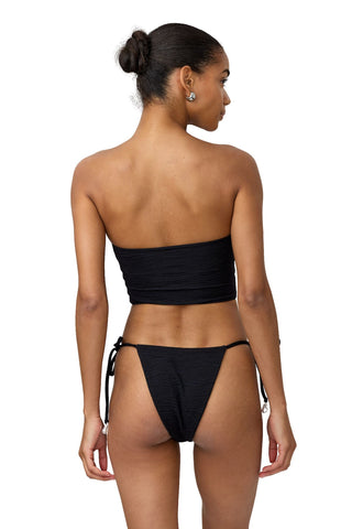 Lily Bandeau - Black Jacquard