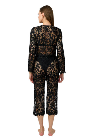 Coco Shirt - Black Lace