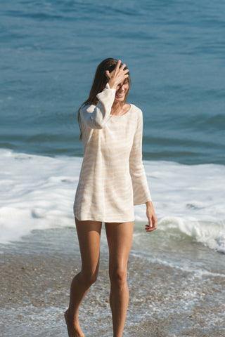 Amy Dress - Blonde Zebra