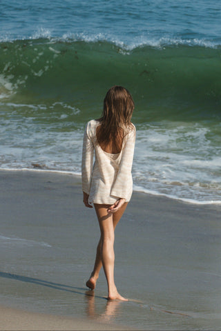 Amy Dress - Blonde Zebra