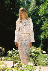 Juliet Skirt - White Lace