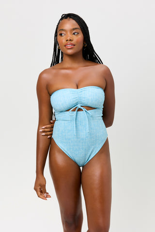 Lauryn Strapless Cut Out One Piece